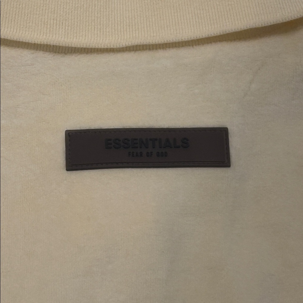 Essentials Light Yellow Collared Sweatshirt - Picture 5 of 5